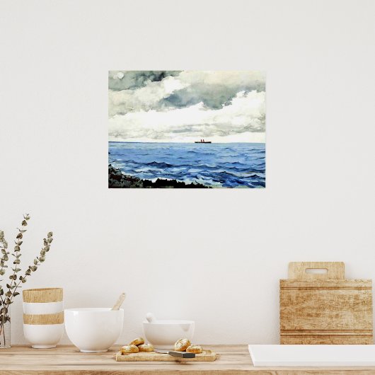 ウィンズロー絵画ホーマーのバミューダ ポスター (キッチン)