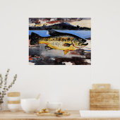 ウィンズロー絵画ホーマーのベース ポスター (キッチン)