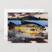 ウィンズロー絵画ホーマーのベース ポストカード (正面/裏面)