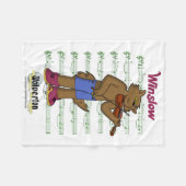 ウィンズロー フリースブランケット (正面(横))