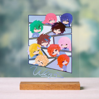 ウィンズ数々のキャラクターアクリル標識 アクリルサイン