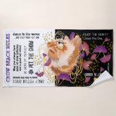 ウィンソンチョウビーチルールビーチタオル ビーチタオル (正面)