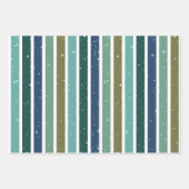 ウィンタイグリーンクリスマスツリーホリデイ ラッピングペーパーシート (正面3)