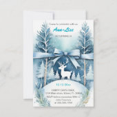 ウィンタイランドスケープディア誕生日招待状 招待状 (正面)