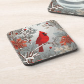 ウィンタイレッド(鳥)ショウジョウコウカンチョウバード コースター (左側)