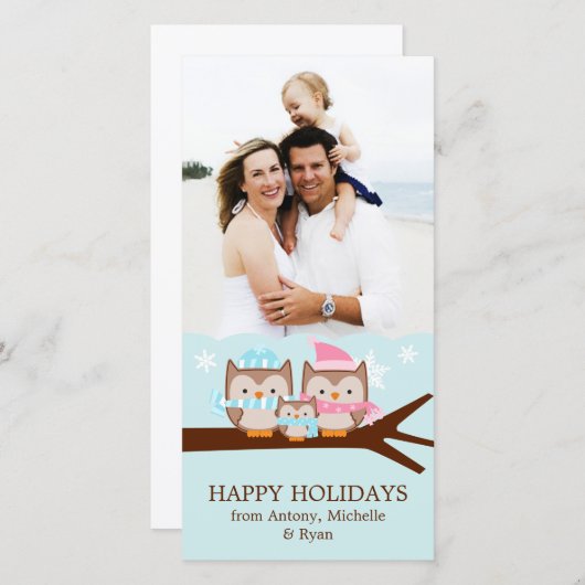 ウィンタオウルズファミリー シーズンカード (正面/裏面)