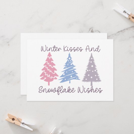 ウィンタキスとスノーフレークの願い カード (正面/裏面インサイチュ)