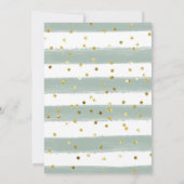 ウィンタフォレスト スノー イン ラブ ブライダルシャワー 招待状 (裏面)