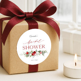 ウィンタベリーブライダルシャワー ラウンドシール