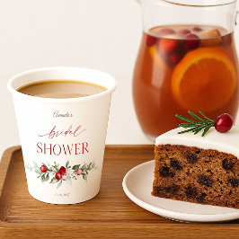 ウィンタベリーブライダルシャワー 紙コップ