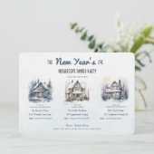 ウィンタホームズのニューイヤーズイブのプログレッシブディナー 招待状 (スタンド正面)