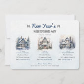 ウィンタホームズのニューイヤーズイヴのプログレッシブディナー 招待状 (正面)