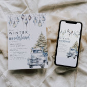 ウィンターお洒落オーネダーランド最初の誕生日パーティー 招待状