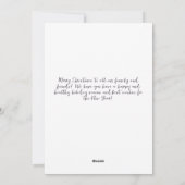 ウィンターお洒落レディ格言メリークリスマス シーズンカード (裏面)