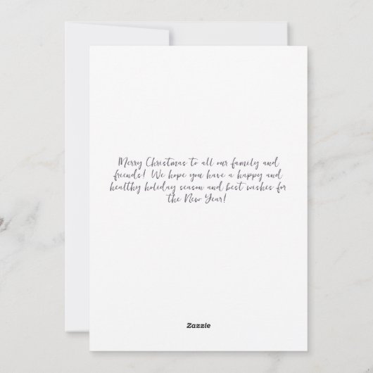 ウィンターお洒落レディ格言メリークリスマス シーズンカード (裏面)