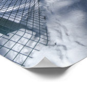 ウィンターの凍ってい美しいパスJohnson Creek Upper ポスター (角)