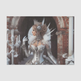 ウィンターアイスクイーンスティームパンク産業ビクトリアン産業 薄葉紙