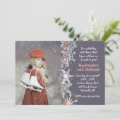 ウィンターアイススケートで滑る招待状 招待状 (スタンド正面)