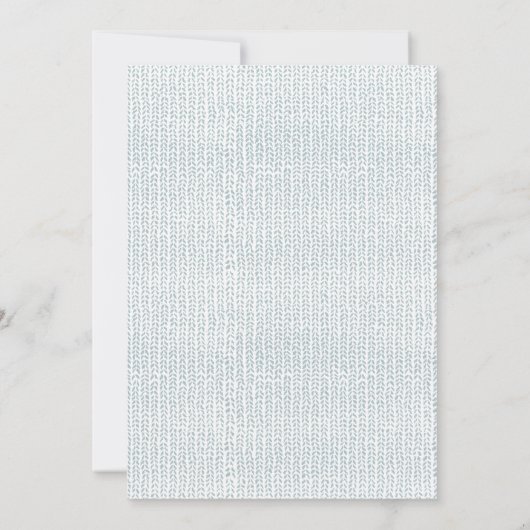 ウィンターアイススケートで滑る雪の誕生日パーティー 招待状 (裏面)