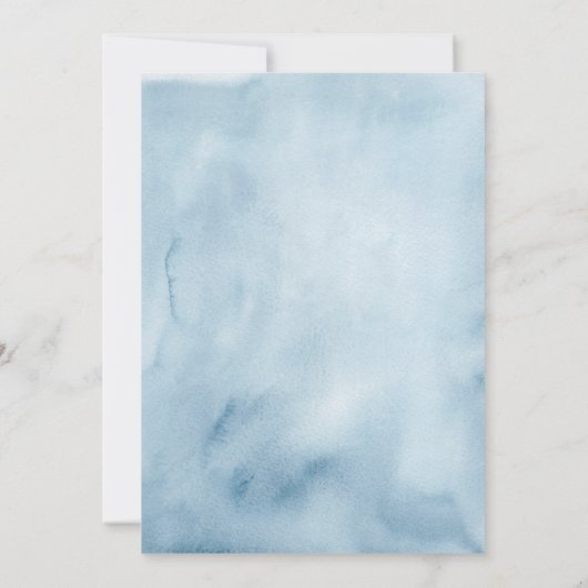 ウィンターアイスバーグマウンテンバー（ユダヤ教の）バル・ミツバー 招待状 (裏面)