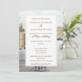 ウィンターアットウィンザーキャッスル結婚式招待状 招待状 (スタンド正面)
