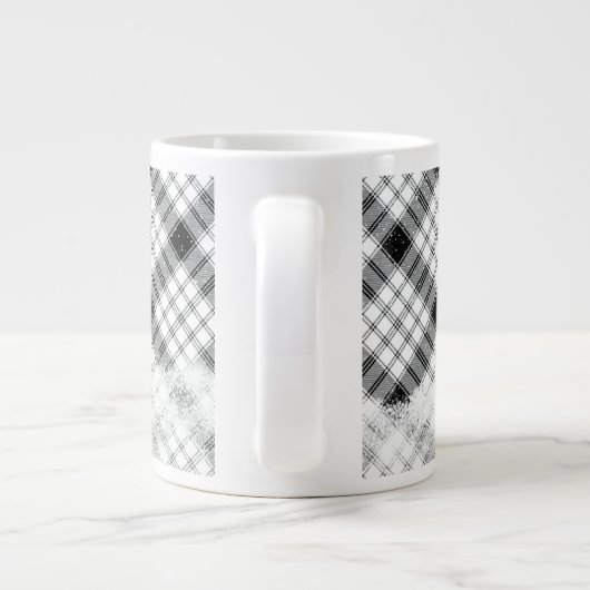 ウィンターアットウエストヒルズファーム2黒い馬 ジャンボコーヒーマグカップ (裏面)