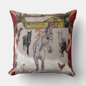 ウィンターアットウエストヒルズランチ クッション (正面)