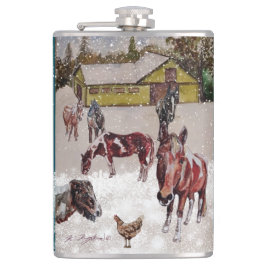 ウィンターアットウエストヒルズランチ フラスク