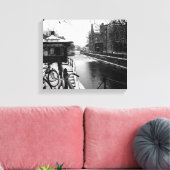 ウィンターアットザリバーサイドBW キャンバスプリント (インサイチュ (リビング))