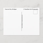 ウィンターアットミッションポイントライトハウス ポストカード (裏面)