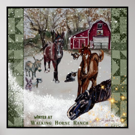 ウィンターアット歩くホースランチ ポスター