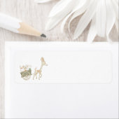 ウィンターアニマルズホリデー住所 シール (インサイチュ)