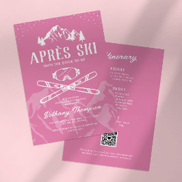 ウィンターアプリスキーバチェロレッテ招待状 招待状