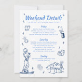 ウィンターアプリスキーバチェロレッテ 招待状 (裏面)