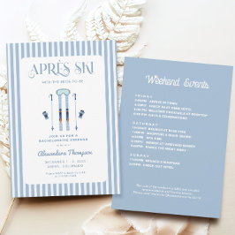 ウィンターアプリスキーバチェロレッテ 招待状