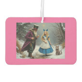 ウィンターアリスピンクカーエアコン カーエアーフレッシュナー (裏面)