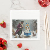 ウィンターアリスランチ紙ナプキン スタンダードランチョンナプキン (インサイチュ)