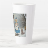 ウィンターアリス大ラテマグカップ カフェラテマグ (正面)