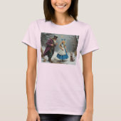 ウィンターアリス 女性用 ピンクTシャツ Tシャツ (正面)