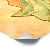 ウィンターアルフォンスミュシャアールヌーボー ポスター (コーナー)