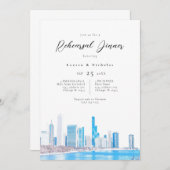 ウィンターイシカゴスカイラインリハーサルディナー 招待状 (正面/裏面)