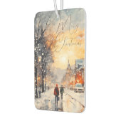 ウィンターインパリスウォーターカラーシティエアーフレッシュナー カーエアーフレッシュナー (左)