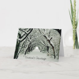ウィンターインヒートンパークホリデーカード シーズンカード