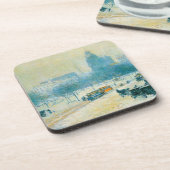 ウィンターインユニオンスクエアby Frederick Childe Hasssam コースター (左側)