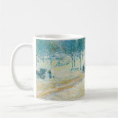 ウィンターインユニオンスクエアby Frederick Childe Hasssam コーヒーマグカップ (左)