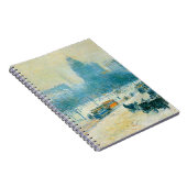 ウィンターインユニオンスクエアby Frederick Childe Hasssam ノートブック (右側)