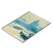 ウィンターインユニオンスクエアby Frederick Childe Hasssam ノートブック (左側)