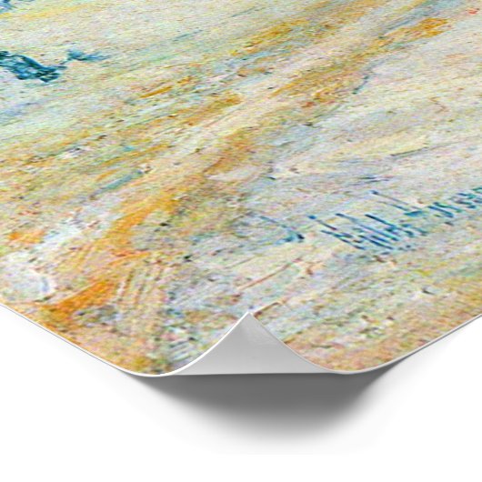 ウィンターインユニオンスクエアby Frederick Childe Hasssam ポスター (角)