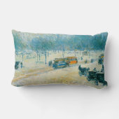 ウィンターインユニオンスクエアby Frederick Childe Hasssam ランバークッション (裏面)