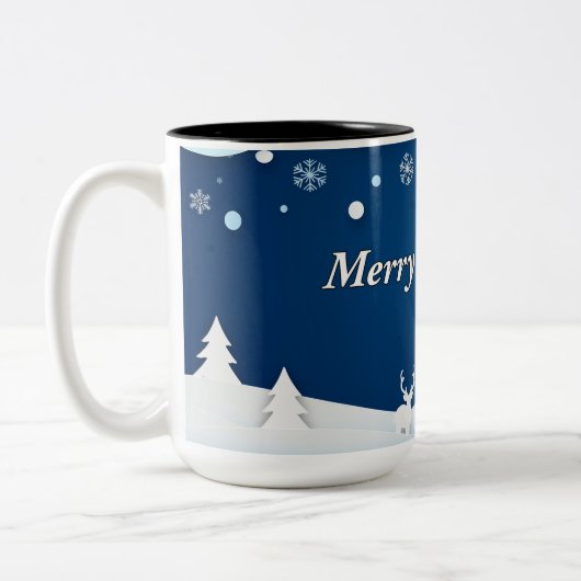 ウィンターウィシーズ クリスマスマグ ツートーンマグカップ (左)